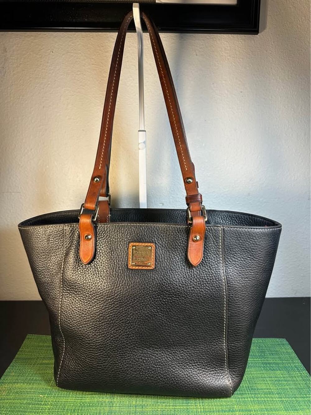 Dooney & Bourke Pebble Grain Janie Tote -  Black